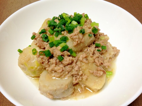 ご飯がすすむ☆挽き肉と里芋の味噌煮